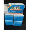 Image 1 : 5X ALEVE BACK AND MUSCLE PAIN 24 TABLETS