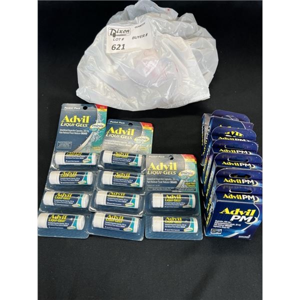 17X ADVIL- 7 ADVIL LIQUI  MINIS AND 10 ADVIL PM