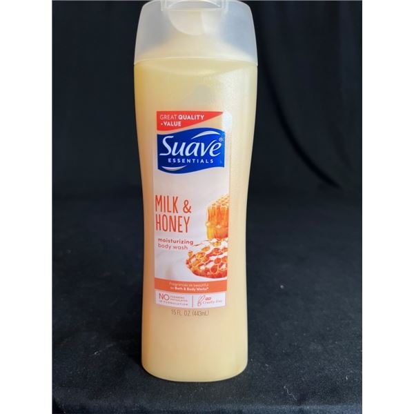 10X SUAVE 15 FL OZ MILK AND HONEY BODY WASH