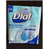 Image 1 : 10X DIAL 3 PACK 4OZ BAR SOAP SPRING WATER