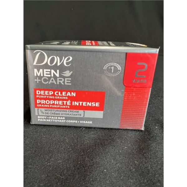12X DOVE MEN + CARE DEEP CLEAN 2 BAR SOAP