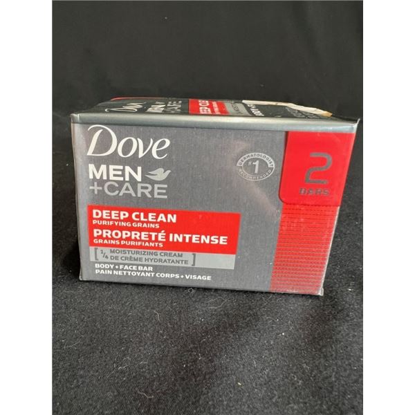 12X DOVE MEN + CARE DEEP CLEAN 2 BAR SOAP