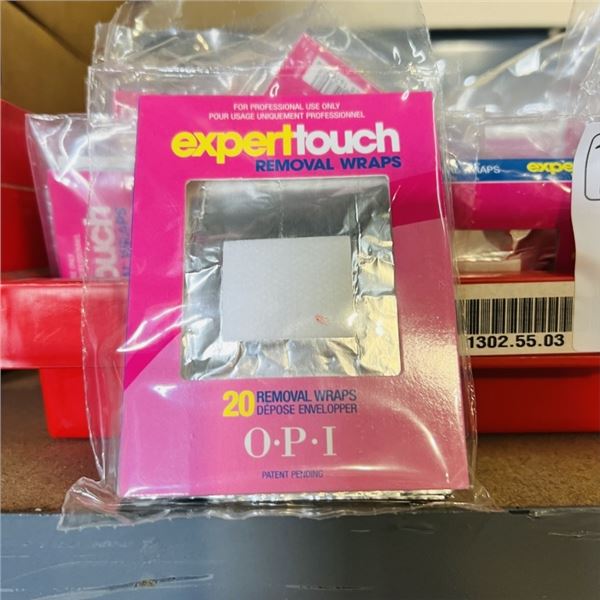 75X OPI REMOVAL WRAPS 20 COUNT PACK