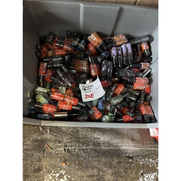 LOT ASSORTED NAIL NO CRATE BRING BOXES