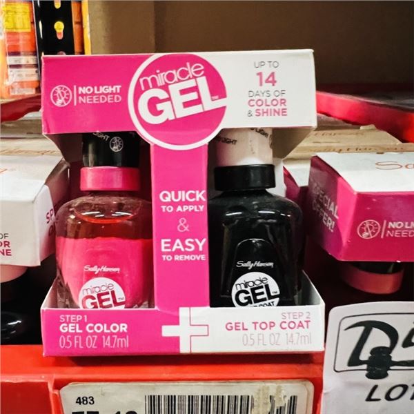 36X SALLY HANSEN GEL NAIL POLISH