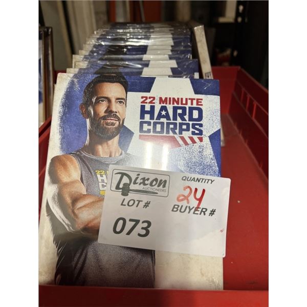 24X HARD CORP WORK OUT DVDS