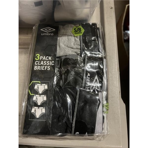 36X BOYS UNDERWEAR 3 PACK UMBRO