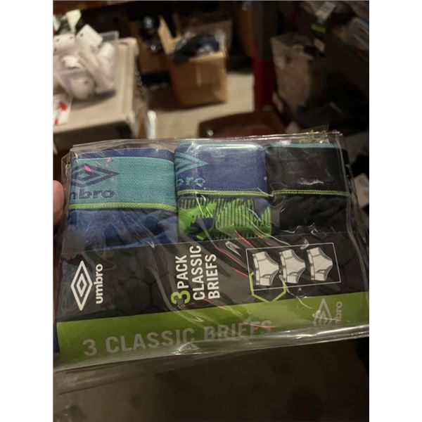 32X  BOYS UNDERWEAR 3 PACK UMBRO
