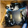 Image 4 : BOX LOT MISC ELECTRONIC ACCESSORIES AND SCALE