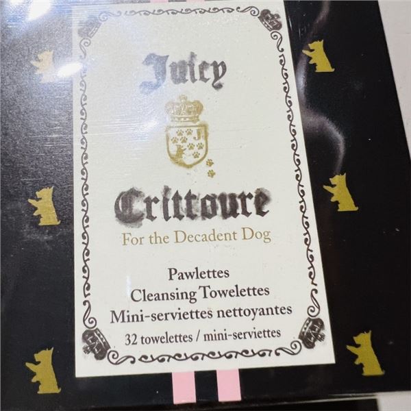 30X JUICY CRITTOURE DOG WIPES