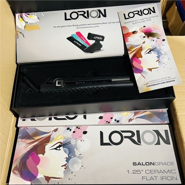 19X LORION FLAT IRONS NEW IN BOXS
