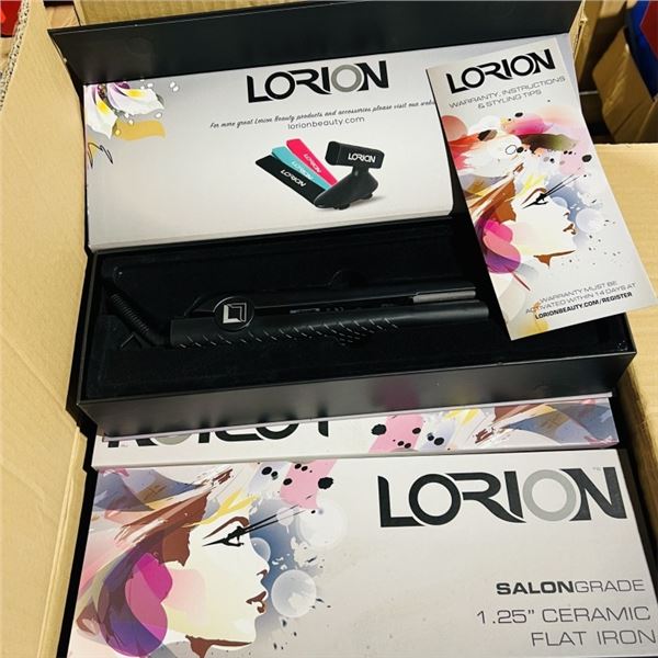 19X LORION FLAT IRONS NEW IN BOXS