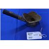 Image 3 : BRASS COAL IRON WITH WOODEN HANDLE SEE PHOTOS