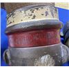 Image 3 : 2X VINTAGE BRASS FIRE HOSE COUPLERS SEE PHOTOS