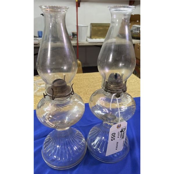 2X OLD OIL LAMPS SEE PHOTOS
