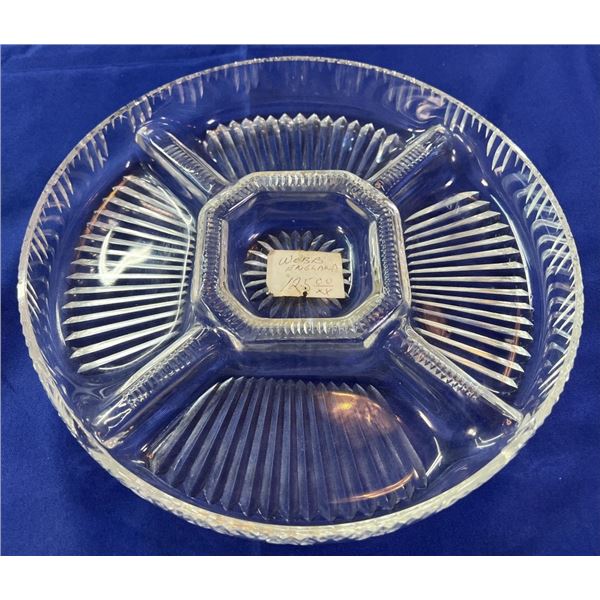 WEBB ENGLAND SIGNED RELISH DISH SEE PHOTOS