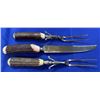 Image 3 : 3 PIECE LARSON CARVING SET SEE PHOTOS