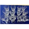 Image 2 : SET 12 STEMWARE 1 HAS SMALL CHIP SEE PHOTOS