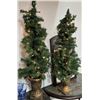 Image 1 : 2X LIGHTED TREES 46" TALL SEE PHOTOS