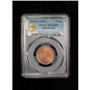 Image 2 : BARODA: Sayaji Rao III, 1875-1938, AE paisa, VS1949 (1892), PCGS MS64 RB