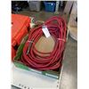 Image 2 : TOOLBOX OF PACKAGED ITEMS WITH 90FT AIR HOSE