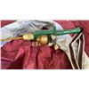 Image 8 : 2 FISHING RODS, FISHING FLOAT RING, RAIN COAT AND PANTS