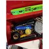 Image 8 : 2 RED TOOLBOXES WITH CONTENTS