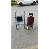 Image 1 : FOLDING MOBILITY WALKER AND SHOPPING CART