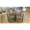 Image 1 : 2 PLASTIC PATIO CHAIRS