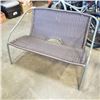 Image 1 : METAL AND WOVEN PATIO LOVE SEAT