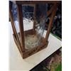 Image 2 : VINTAGE HICKORY KIST JERKY MASON JAR IN ORIGINAL WOOD CRATE 18 INCHES TALL