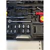 Image 8 : 3 CASES WITH JOBMATE DRILL, BLACK AND DECKER CORDLESS DRILL AND TOOLS AND GAS CAN