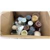 Image 2 : BOX OF CANDLES, CANDLE STAND AND DECORATIVE MIRROR