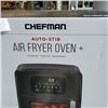 Image 2 : Brand New Chefman Auto-Stir Digital Air Fryer Oven - 11.6L/12.3QT - Black Retail $270
