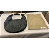 Image 1 : SERAPIAN MILANO ITALIAN LEATHER PURSE AND LORO PIANA FABRIC BAG