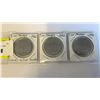 Image 1 : 3 CANADIAN DOLLAR COINS - 1867-1982 RARE CONSTITUTION DOLLARS
