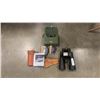 Image 1 : 2 PAIRS OF BINOCULARS CELESTRON SKYMASTER AND TASCO, WITH VANGUARD RANGER MINI TELESCOPE, 2 ULU KNIV