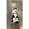 Image 2 : PINK ROCKING HORSE AND LARGE STUFFED HUSKY