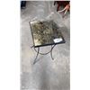 Image 2 : UMBRELLA STAND WITH UMBRELLAS, FIREPLACE COMPANION SET AND GLASS TOP ENDTABLE