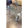 Image 8 : MODERN GLASS DINING TABLE WITH SWIVEL OUT LEAFS AND 4 CHAIRS