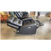 Image 3 : BLACK POWER RECLINER LOVESEAT AND ARMCHAIR