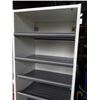 Image 3 : IKEA SHOE CABINET WITH METAL SHELVES