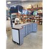 Image 2 : ROLLING KIOSK 10 FOOT WIDE x 47 INCHES DEEP X 88 INCHES TALL