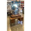 Image 1 : ANTIQUE VANITY DRESSER WITH MIRROR