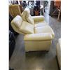 Image 8 : HILKER GERMAN LEATHER SOFA AND LOVESEAT - RECLINING AND ADJUSTABLE