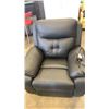 Image 2 : AS NEW BLACK LEATHER ELECTRIC RECLINER