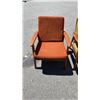 Image 2 : 2 MID CENTURY TEAK WOOD FRAMED CHAIRS