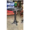 Image 2 : 2 BLACK METAL BASE PUB TABLES