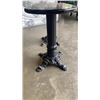 Image 8 : 2 BLACK METAL BASE PUB TABLES