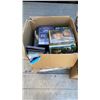 Image 2 : 2 BOXES OF DVDS, MOVIES, COLLECTIBLES